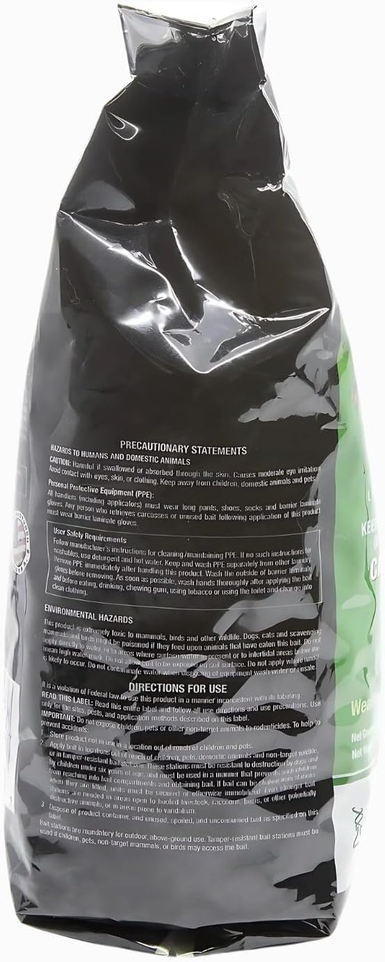 Neogen Ramik Green Fish Flavored Weather Resistant Rodenticide Nuggets 4 lb bag (00615)