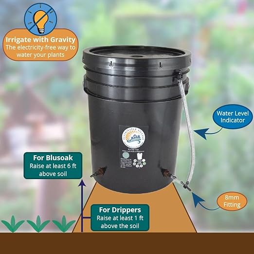 Blumat TROPF Medium Deluxe Irrigation Kit (12 Pack) Water Up to 12 Plants | Automatic Watering System | Garden Patio Hanging Baskets Raised Bed Greenhouse | Sustainable Outdoor System