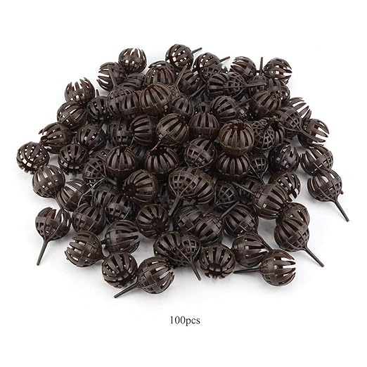 100pcs/ Set Fertilizer Cover Box Basket ABS Material Reusable Portable for Bonsai Plant Flower Orchid Small Plant (Big)