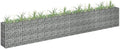 YAFF Gabion Raised Bed Galvanized Steel 141.7x11.8x23.6 (55lbs)