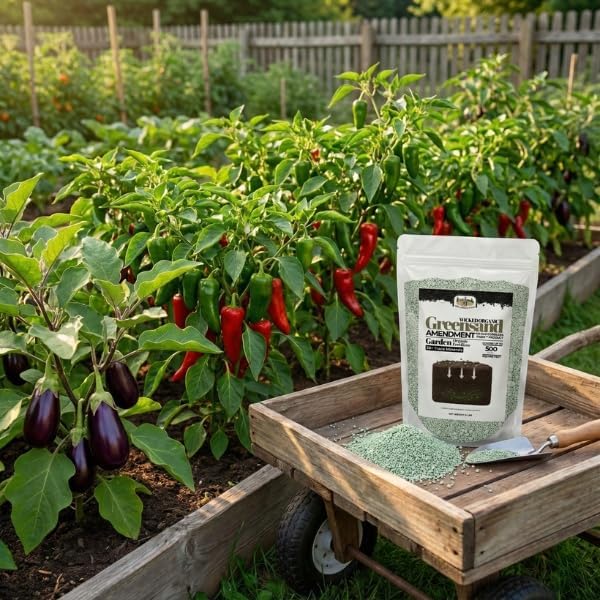Old Cobblers Farm Greensand Fertilizer Soil - Lawns Gardens Trees Shrubs Container Plants - Organic Sustainable Soil Improvement (5 lbs | 10 lbs | 15 lbs | 20 lbs) (15 lbs)