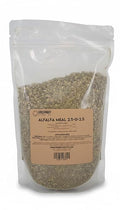 Greenway Biotech Inc. Organic Alfalfa Meal Fertilizer 2.5-0-2.5 | Rose &amp Vegetable Plant Food with Triacontanol Growth Stimulant | Non-GMO Phosphorus-Free | 1 Pound