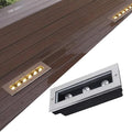 Outdoor Buried Lights - LED Landscape Lights Rectangle Ground Lights Garden Decorate Light Ip67 ?Waterproof LED Flood Light for Lawn Walkway YardDeck PatBlue-24w