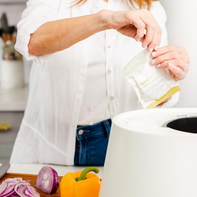 Lomi Pods and Filters | Made in The USA and North America | Keeps Your Kitchen Fresh and Turns Your Food Scraps into Nutrient-Rich Plant Food (Pods and Filters 45 Cycles)