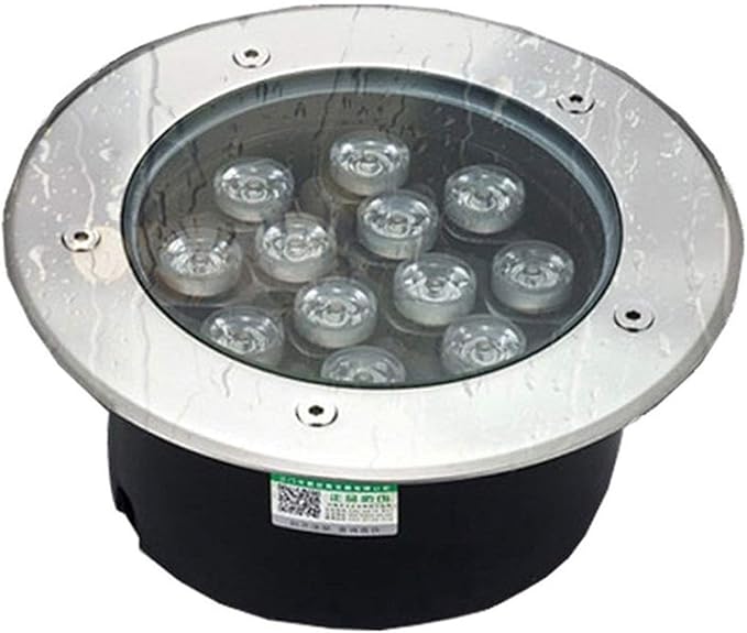 Outdoor Buried Lights - 24V LED Landscape Lights Underground Light Waterproof IP67 Spotlight Recessed Round Floor Lamp Use Can Illuminate The Channel(Warm White3W)