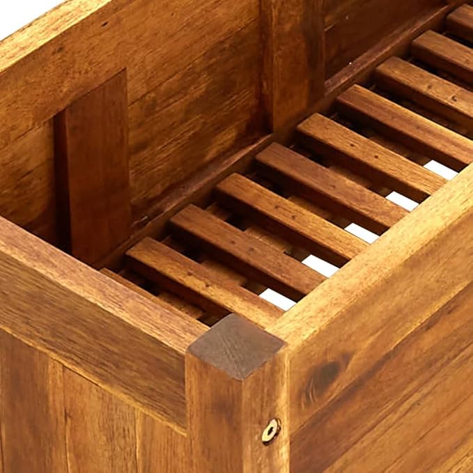 SKM Garden Raised Bed Acacia Wood 59x11.8x9.8