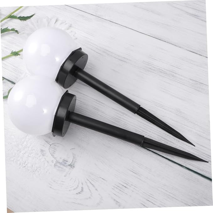 Veemoon 8pcs Solar Power Lawn Lights Waterproof Garden Ball Lamps for Outdoor Use Energy Saving Landscape Lighting for Yard