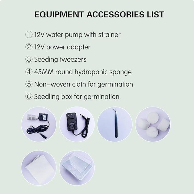 Plant Hydroponic GrowingIndoor Smart Garden KitHydroponics Growing Indoor Garden Vertical Garden Planter for Gardening LoverGrey-12floors