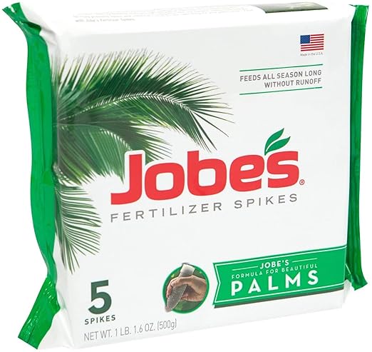 Jobe's 01010 5 Pack 10-5-10 Palm Tree Fertilizer Spikes - Quantity 4