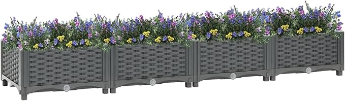 Raised Bed 63x15.7x9.1 Polypropylene SE100633
