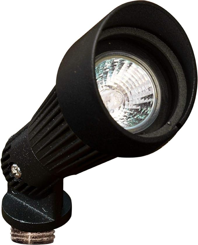 Dabmar LV203-B Hooded Mini Spot Light 20W 12V Mr16 Black Finish