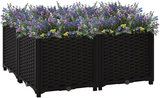 SKM Raised Bed 80x80x38 cm Polypropylene (Weight-14KG)-6540