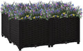 SKM Raised Bed 80x80x38 cm Polypropylene (Weight-14KG)-6540
