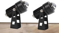 2PCS Led Beam Light Outdoor Buried Lamp 5W Wall Lamp Landscape Lighting IP65 Waterproof Narrow Beam Spotlight for Garden Courtyard Yard Lawn(Green)