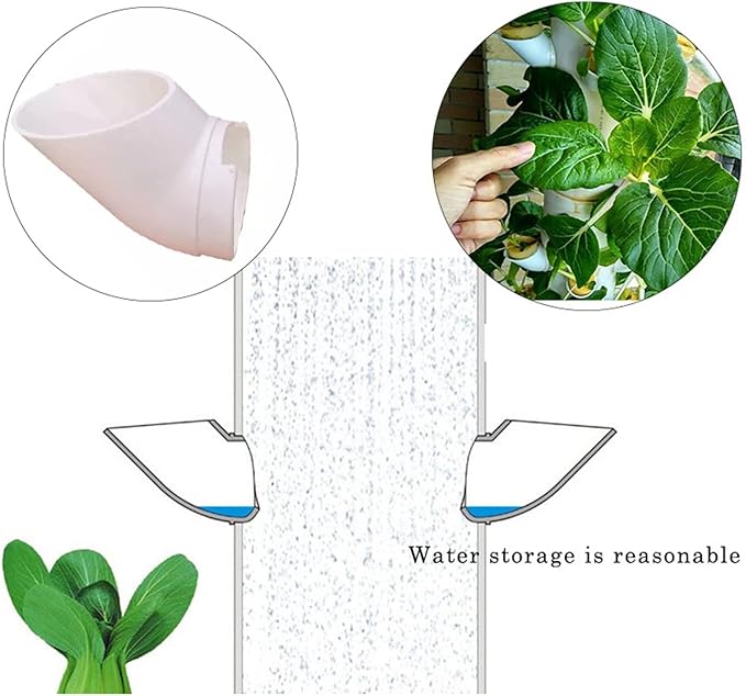 Hydroponic Equipment 100 Pcs Plant Grow Pot Cup DIY Hydroponic Colonization Cups Flower Container Hydroponics Vertical Tower Plant Pots Accessories Indoor Garden