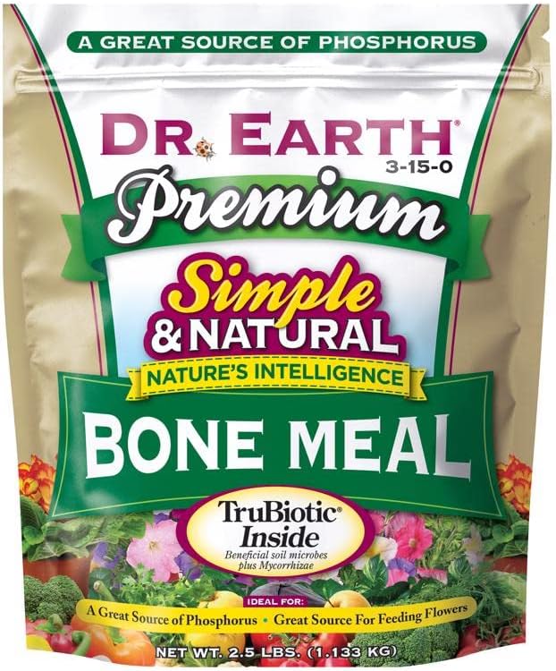 Bone Meal Organic Fertilizer 3-15-0 2.5-Lb. Box