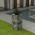 Gabion Raised PlanterGarden BedGalvanized Raised Garden BedPlanter Raised bedsGalvanized PlanterFlower BedBed Steel 19.7x19.7x39.4