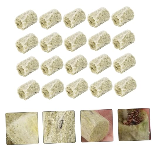 POPETPOP 2sets for Plants Wool Grow Cubes Complete Hydroponic Kit No Root Interference 40pcs*2