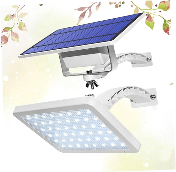 Solar Wall Light for Garden Patio Stairway Practical Split Design for Outdoor Landscape Illumination White