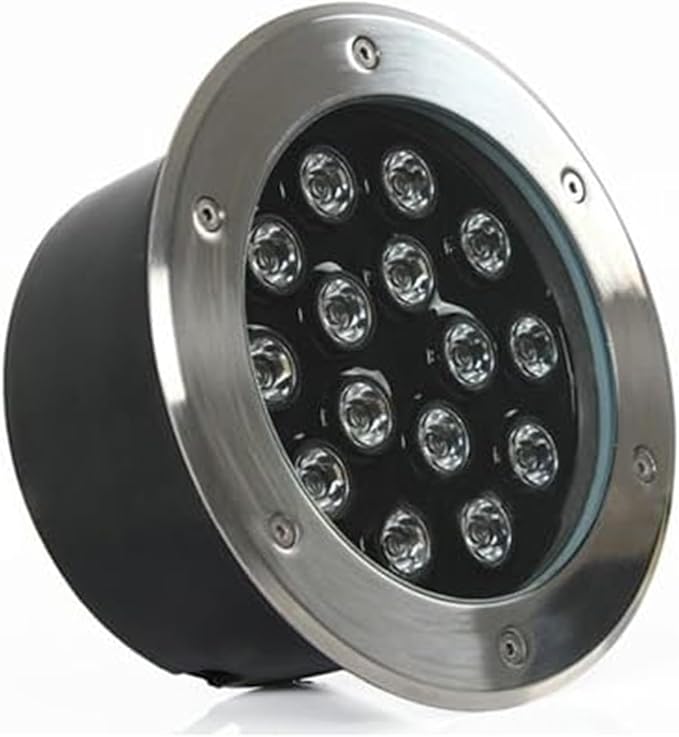 LED Floor Spotlight - Outdoor Landscape Light Circular Stair Step Path Floor Lamp IP66 Waterproof AC85-110V Recessed Ground Spotlight for Garden Patio Fence/Lawn/Deck/Landscape Lighting ( Co