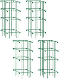 Gardener’s Supply Company Lifetime Tomato Cages | Heavy Gauge Sturdy Garden Plant Supports for Vegetables and Other Climbing Plants | No Assembly Needed - Green (Set of 4)