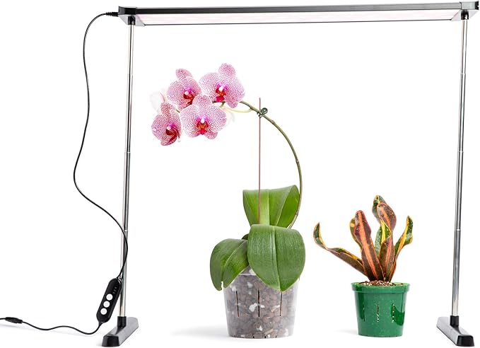rePotme Lumina Expanse - Grow Light for Indoor Plants - Full Spectrum LED Plant Light No Tools Required (Black)