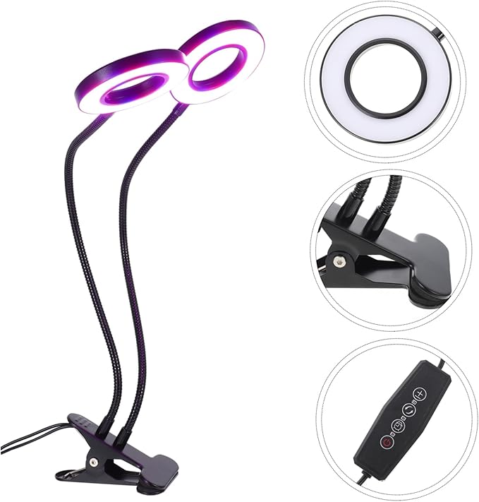 BESPORTBLE Led Plant Light for Indoor Herb Garden RGB Grow Lights Energy Saving for Greenhouse