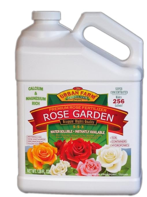 Rose Garden Professional Rose Fertilizer. 1 Gallon. Makes 256 gals.