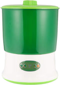 Automatic Watering Bean Sprouts Machine 3-Layer Bean Sprout Machine LED Display Control Time Constant Temperature Large-Capacity Seed Germination Kit