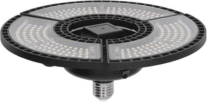Waterproof Foldable Plant Light Full Spectrum E26 Grow Lamp for Garden Promotes Plant Growth Flexible Indoor/Outdoor Use Adjustable Lighting Angle Easy Installation for Vegetables