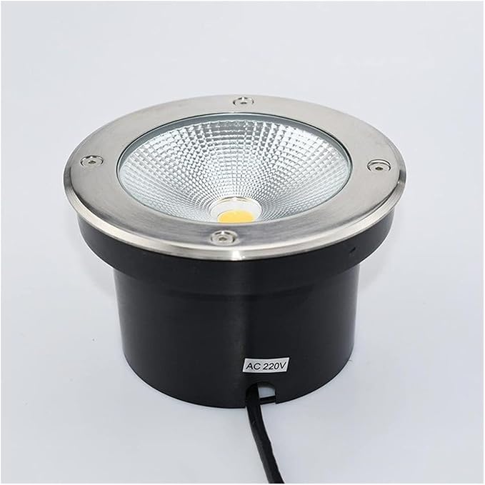 10W/15W Waterproof Outdoor Recessed Ground Spotlight IP68 Landscape Lighting for Patio Pathway and Lawn