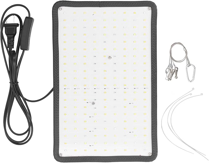 Focket Grow Light Full Spectrum 180 Hanging Lamps with Three Light Sources for Indoor Plants 1.8 Meters Long Cord for Fruit Flowers