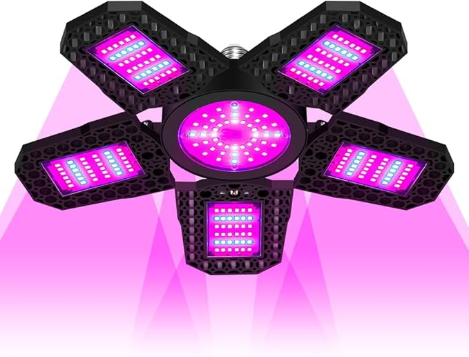 200W LED Full Spectrum Natural Red/blue Growth Lighting E26/E27 Indoor Low-energy Deformable Planting Blub 100-277V Adjustable Greenhouse Water Seedling Lighting 110V Foldable Panel Seed Culture Lamps