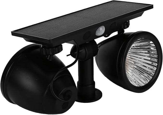 Solar Projection Light Human Body Induction 2‑Color Solar Lawn Lamp for Garden Plants