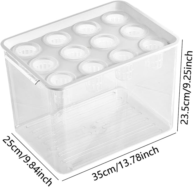 Indoor Hydroponics Tool Hydroponic System Growing Kit Microgreens Growing Kit for Indoor White Lid
