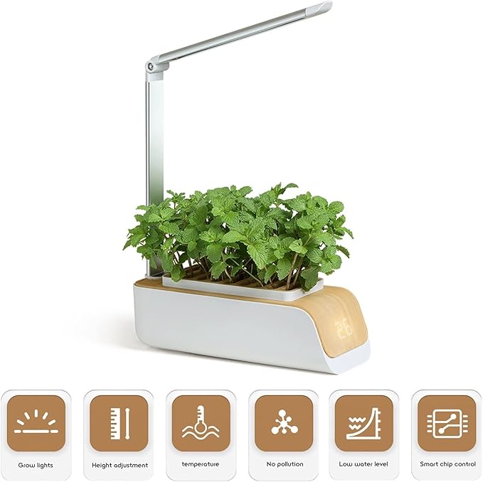 Hydroponic Equipment Hydroponics System Box Intellint Full Spectrum Grow Light Soilless Cultivation Indoor Garden Planter Grow Lamp Nursery Pots Indoor Garden