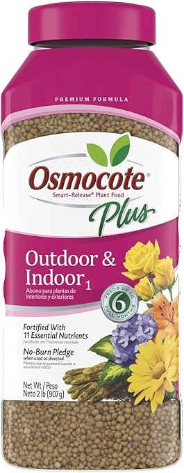 Osmocote Smart-Release Plant Food Plus Outdoor &amp Indoor Fertilizer 2 Lbs. (2)