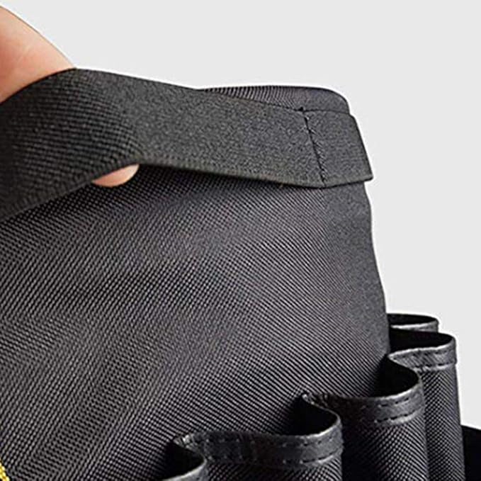 Gardening Tool Bucket Heavy Duty Gardening Organizer Tote with 56 Pockets 600D Garden Bags Storage Carrier for Garden Sturdy Canvas Tool Storage Set for Women Men Gardener(Black)