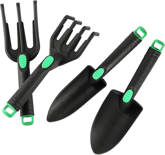 4Pcs Garden Shovel Tool Set for Planting Flowers Shoveling Potted Plants