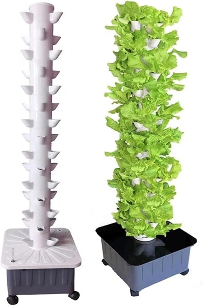 DIY Balcony Hydroponic Growing System Detachable PP Colonization Cups Home Garden Farm Greenhouse Vertical Tower Planters