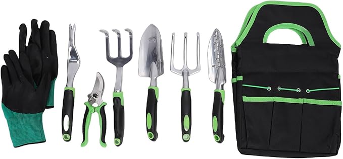 Gardening Tools Set Ergonomic Design with Comfortable Grip and Durable Magnesium Aluminum Alloy for Men Women Gardeners