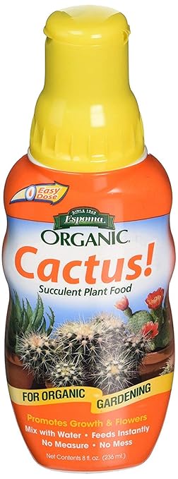 Espoma Organic Cactus Plant Food 8 oz ack of 4