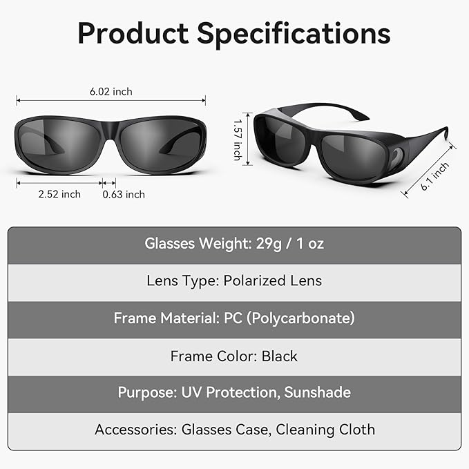 Indoor Hydroponics Grow Room Glasses with UV Protection for HPS MH LED Grow Lights (5 Pack)