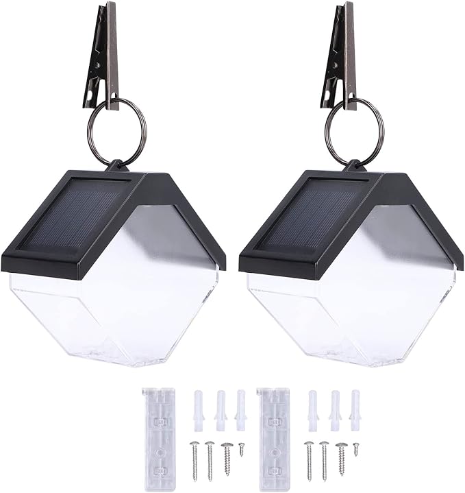 Solar Wall Lights Dual Light Modes IP55 Waterproof Long Life Time Solar Landscape Spotlights Outdoor for Garden Yard