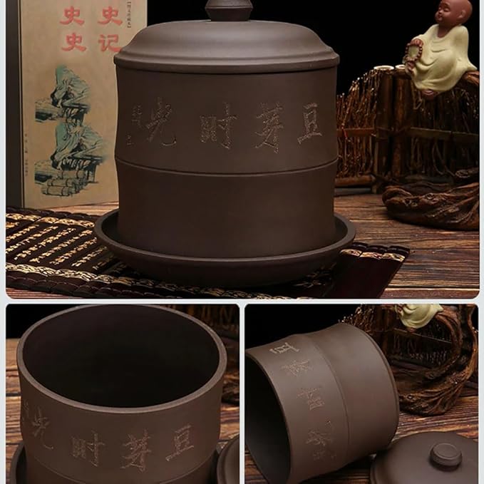 Sprouter Bean Growing Machine Purple Sand Bean Sprout Machine Large Capacity Sprouting Seedling Machines Plant Germination Kits