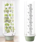 Indoor Hydroponic Garden Tower with LED Grow Lights Pump Adapter and Net Pots for Growing Herbs and Vegetables Efficient Soil-Less Growing System