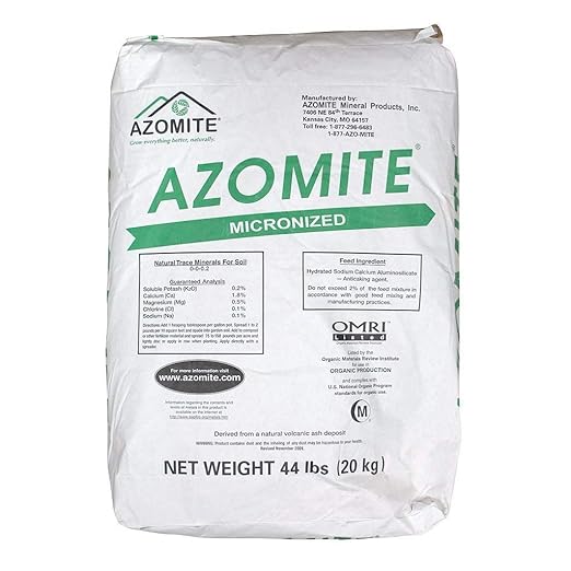 Garden Smart Wholesale Bulk Azomite Micronized Organic Trace Rock Dust Natural Mineral Soluble Powder Fertilizer (44 pounds)