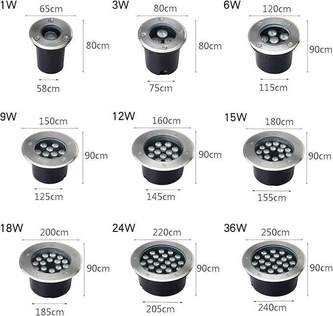 Colour Changing Floor Lamp - Spotlight Waterproof Adjustable Brightness Recessed Floor Spotlight for Garden Gazebo(Purple3W)