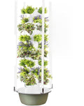 Outdoor Hydroponic Tower Hydroponics Growing System Kit with LED Grow Lights Indoor Vertical Tower System Kit for Green Vegetables and Fruits for Herbs Fruits and Vegetables7Layers/28Pots