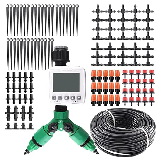 Automatic Irrigation System Home Drip Irrigation Watering Kits System Sprinkler with Smart Controller for Garden Bonsai